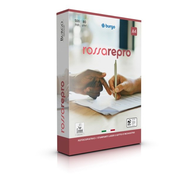 Carta per fotocopie Repro Rossa - f.to A4 - 80 g