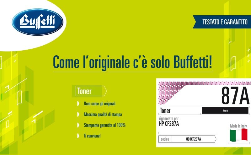 Toner HP - Compatibile Rigenerato 87A CF287A - Nero - 9.000 pag