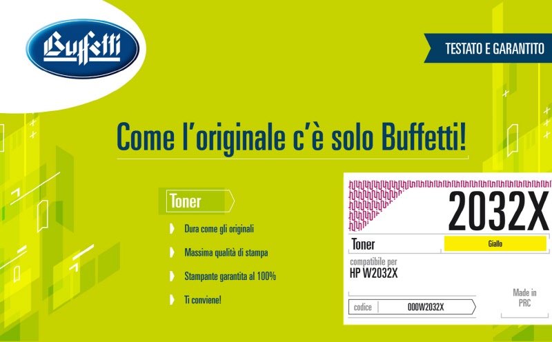 Toner HP - Compatibile 2032X W2032X - Giallo - 6.000 pag