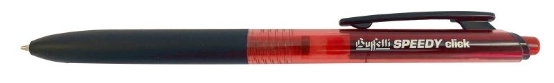 Penna a sfera a scatto Speedy Click - colore rosso