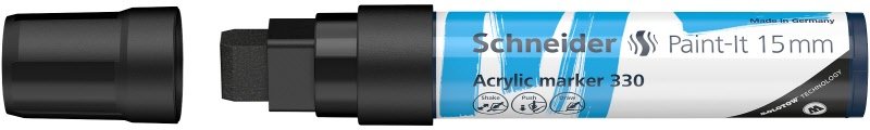Marcatore acrilico Paint it 330 15mm - nero