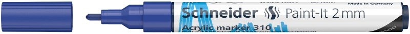 Marcatore acrilico Paint it 2mm - blu