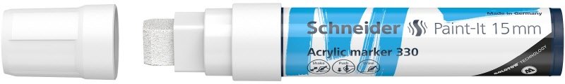 Marcatore acrilico Paint it 330 15mm - bianco