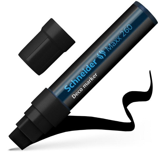 Marcatore gesso liquido MAXX 260 5-15mm - nero