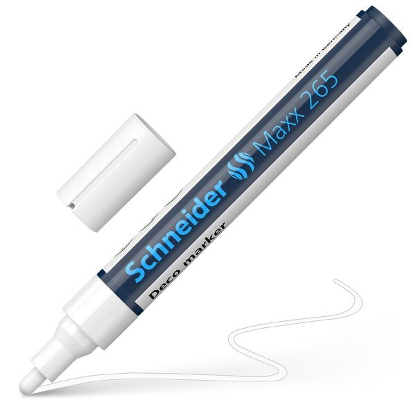 Marcatore gesso liquido MAXX 265 2-3mm - bianco