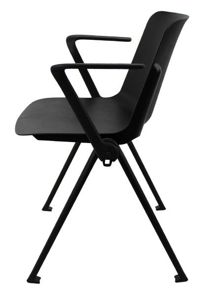 Sedia visitatori Bird nera