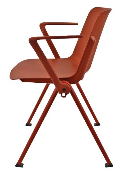 Sedia visitatori Bird terra cotta