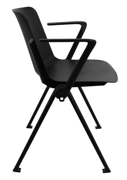 Sedia visitatori Bird nera