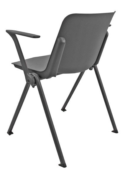Sedia visitatori Bird grigio