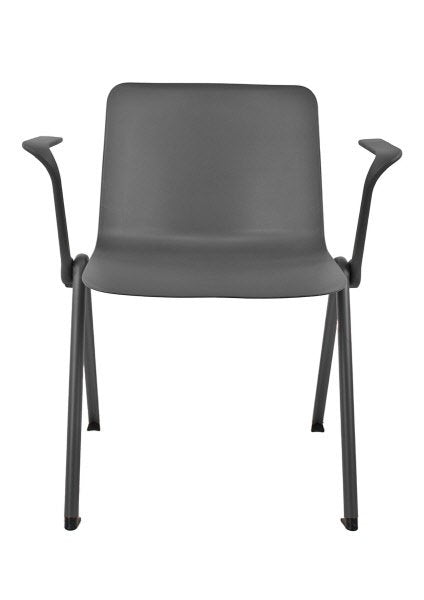 Sedia visitatori Bird grigio