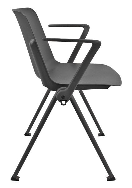Sedia visitatori Bird grigio