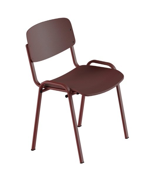 Sedia visitatori/attesa /collettività Wait melanzana
