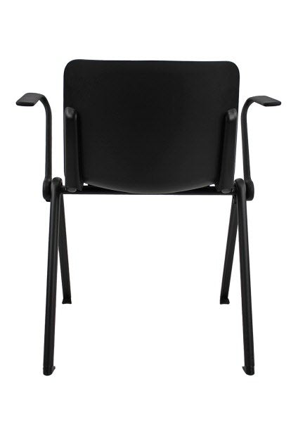 Sedia visitatori Bird nera