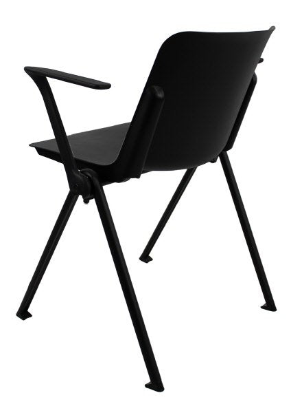 Sedia visitatori Bird nera