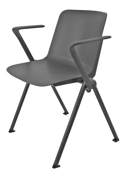 Sedia visitatori Bird grigio