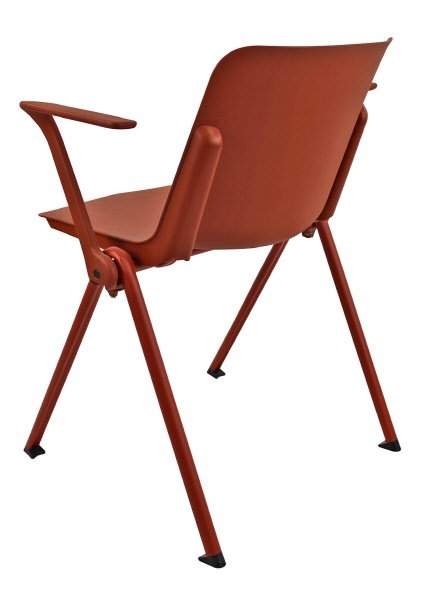 Sedia visitatori Bird terra cotta