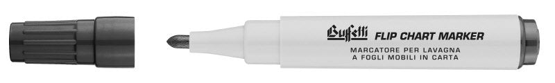 Marcatore per lavagne a fogli mobili- nero- Punta tonda - Tratto 1-3 mm