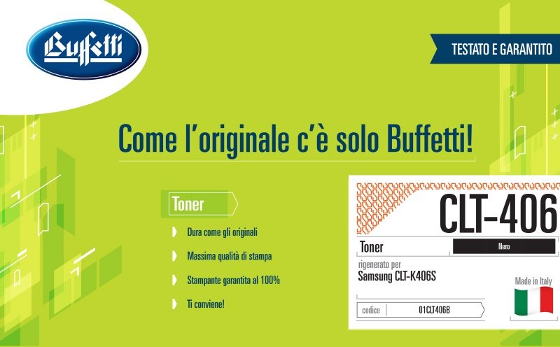 Samsung Toner - Compatibile Rigenerato CLTK406S CLT-K406S/ELS - Nero - 1.500 pag