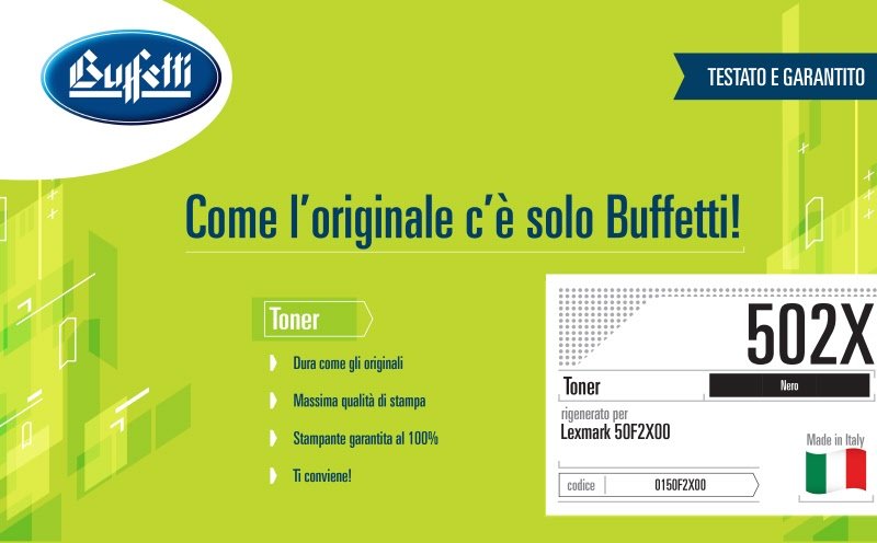 Lexmark Toner - Compatibile Rigenerato 50F2X00 50F2X00 - Nero - 10.000 pag