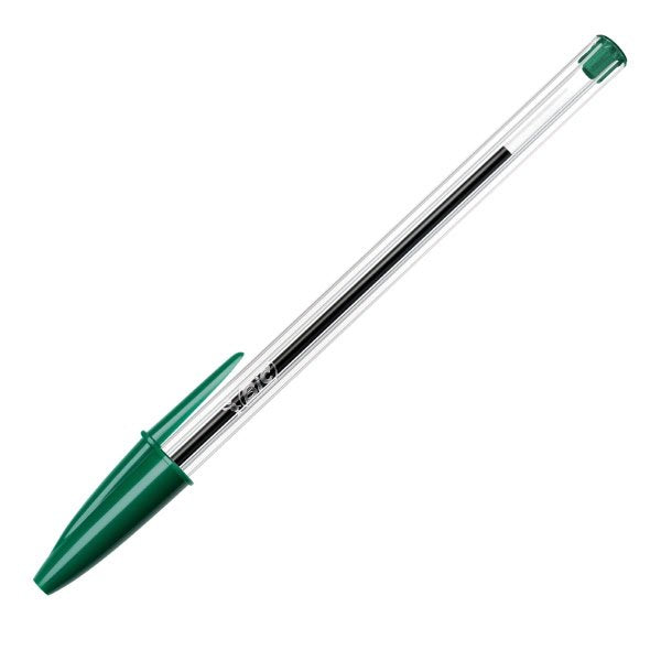 Penna a sfera Cristal® - verde - Tratto medio