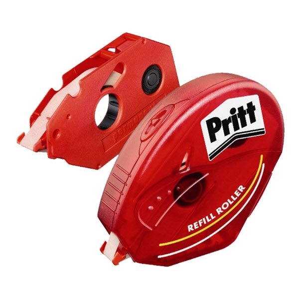 Ricarica per colle a nastro Pritt Roller  - 8,4 mm x 14 m - permanente