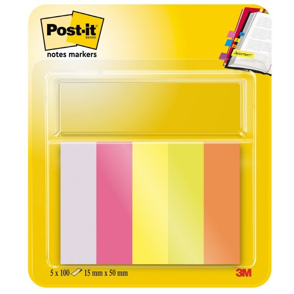 Segnapagina Post-it Note Markers - 15x50 mm - colori assortiti