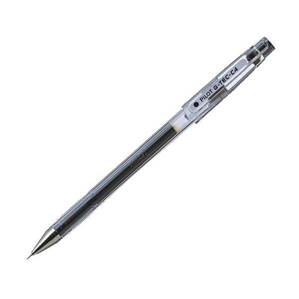 Penna a sfera gel G-TEC-C4 - nero - Tratto super fine