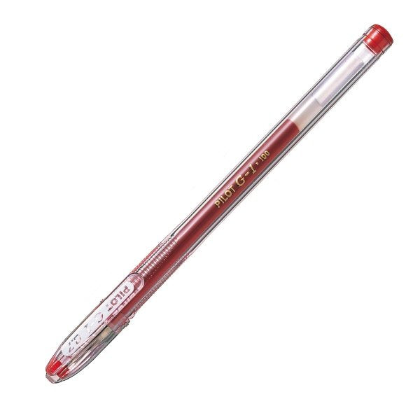 Penna a sfera gel G-1 - rosso - Tratto fine