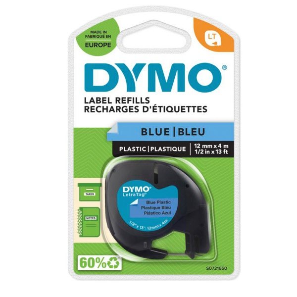 Nastri Letratag Dymo - plastica - blu