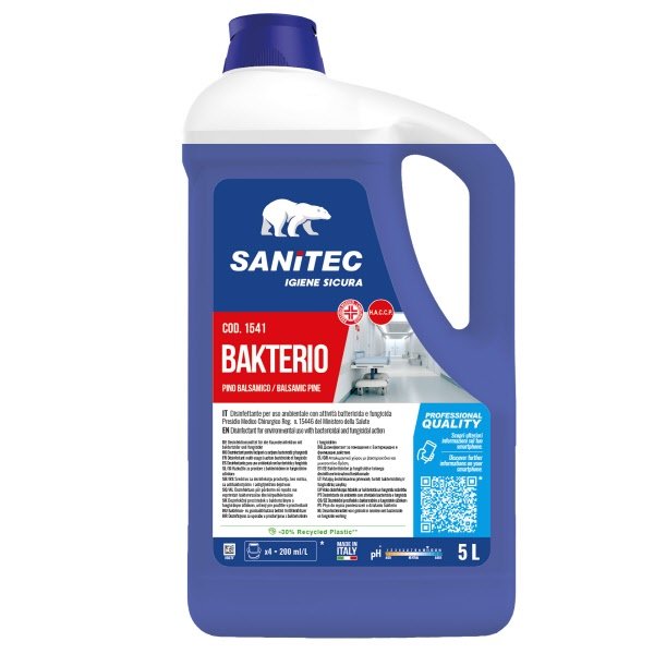 Bakterio - disinfettante concentrato per uso ambientale da 5 Kg