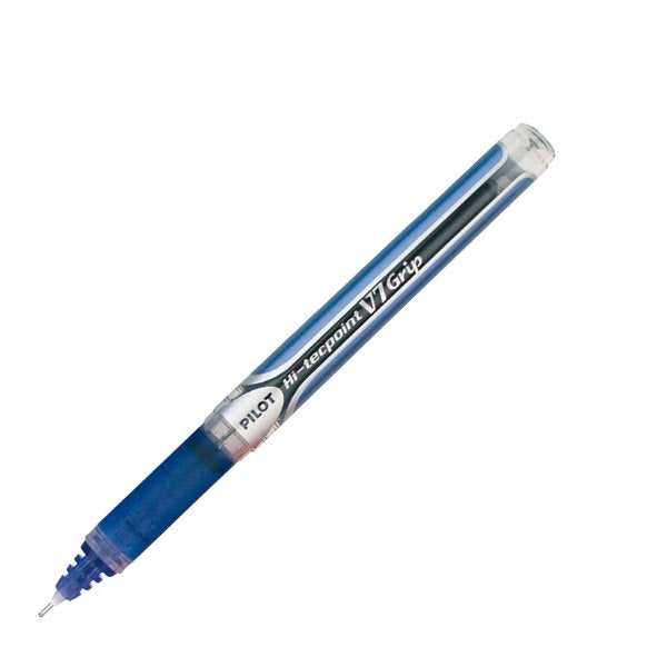 Roller V7 Grip - blu - Tratto fine