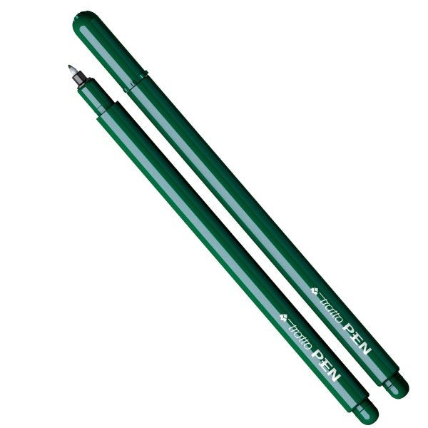 Penna con punta sintetica Tratto Pen - verde - Tratto 0,5 mm
