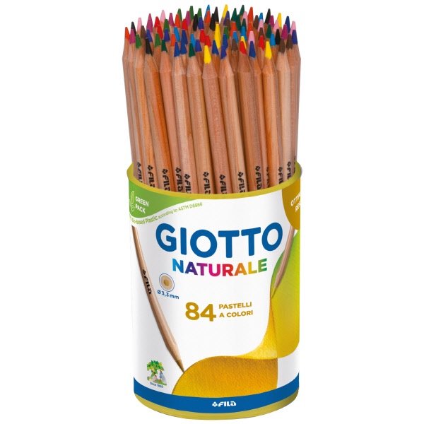 Barattolo pastelli - Fusto naturale - Tratto 3,3 mm