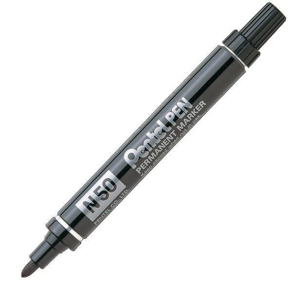 Marcatore permanente N50 - nero - Punta tonda - Tratto 4,3 mm