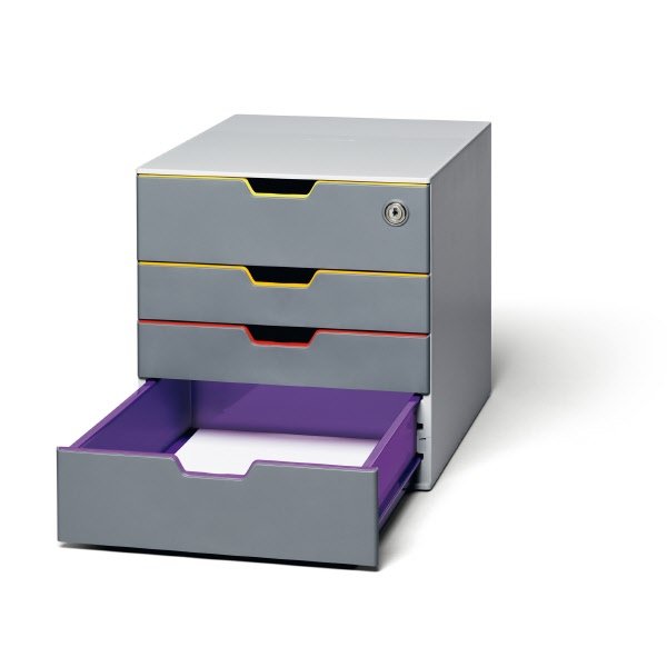 Cassettiere da scrivania Varicolor® Durable - Con serratura - 7606-27