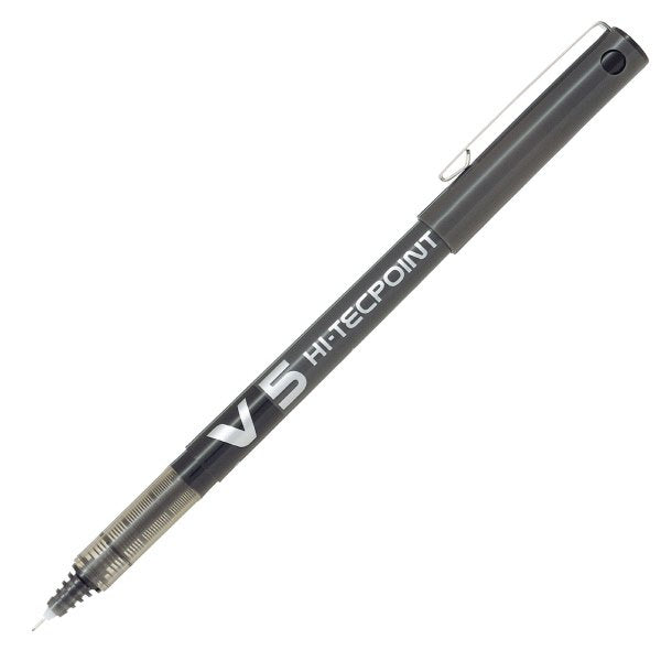 Roller V5 - nero - Tratto super fine
