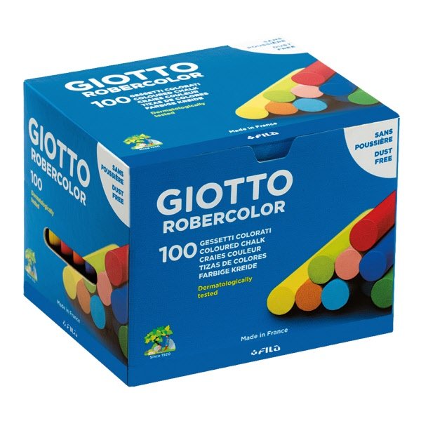 Gessetti Giotto Robercolor - colorato - 100 pezzi