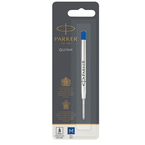 Refill Parker per penna a sfera gel - blu - Tratto 0,7 mm