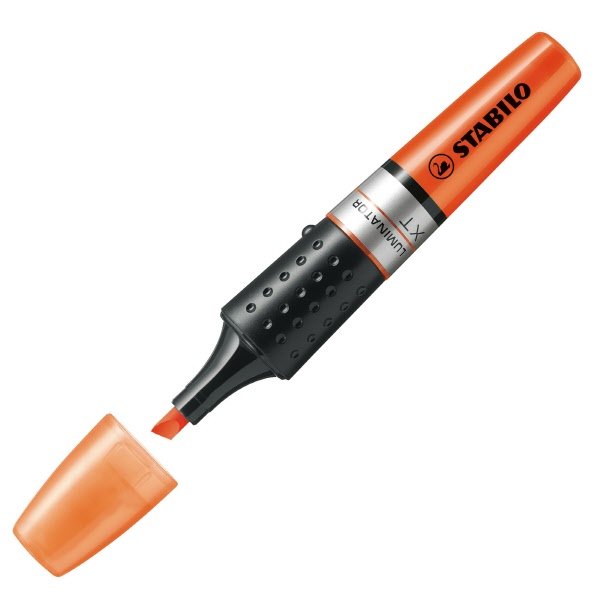 Evidenziatore Luminator - arancio - Tratto 2-5 mm - Punta a scalpello