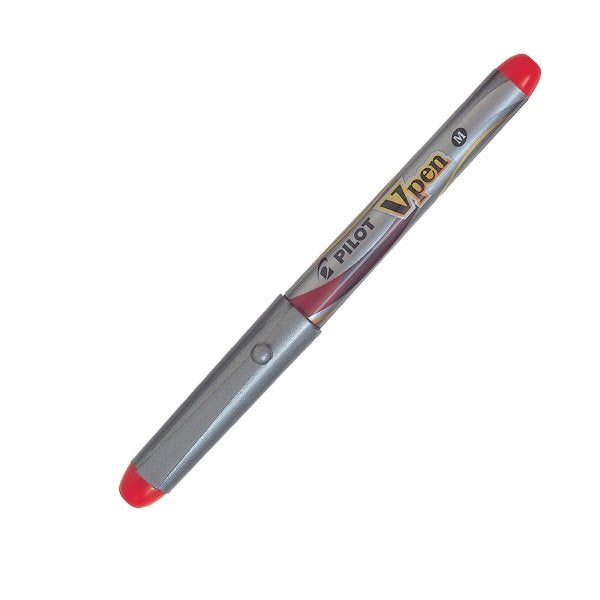 Stilografica V Pen Silver - rosso - Tratto medio