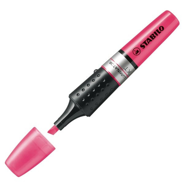 Evidenziatore Luminator - rosa - Tratto 2-5 mm - Punta a scalpello