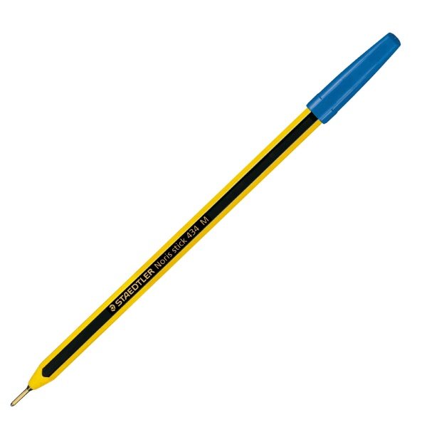 Conf. 20 penne a sfera Noris Stick - blu - Tratto medio