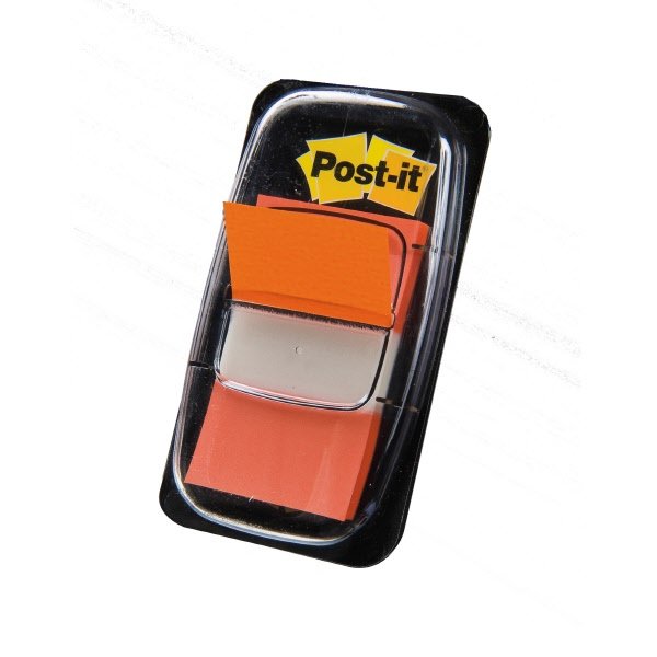 Segnapagina Post-it Index 680 - 25,4x43,2 mm - arancio