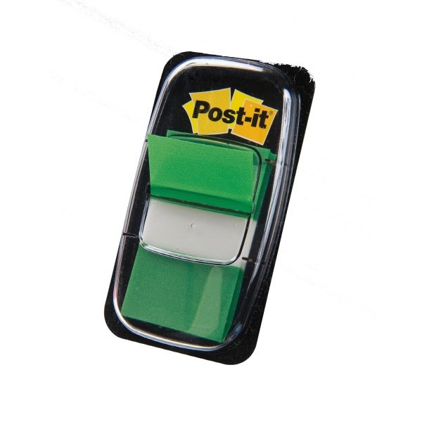 Segnapagina Post-it Index 680 - 25,4x43,2 mm - verde