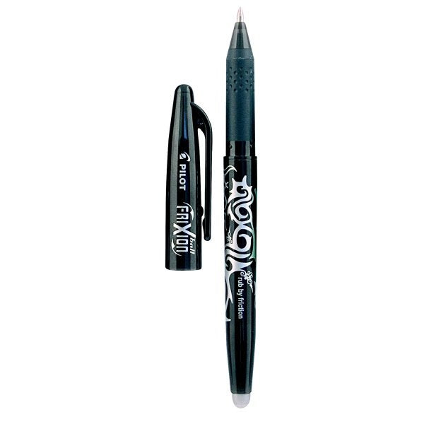 Penna a sfera cancellabile Frixion Ball - nero - Tratto fine