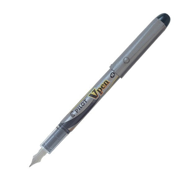 Stilografica V Pen Silver - nero - Tratto medio