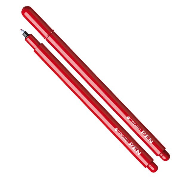 Penna con punta sintetica Tratto Pen - rosso - Tratto 0,5 mm