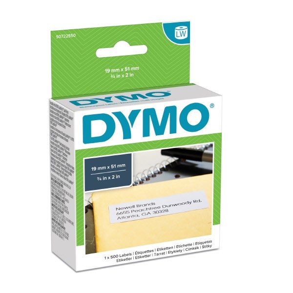 Etichette per Dymo LabelWriter - rimovibile -51 x 19 mm - bianco